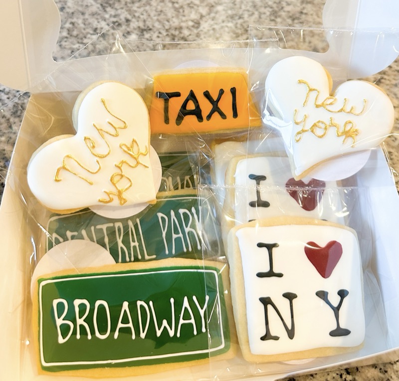 Frosted sugar cookies