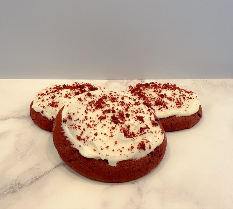 Red velvet cookies